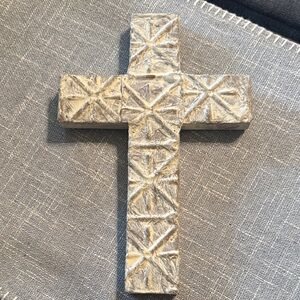 Rustic Wooden Cross Decor Gaelic Blessing